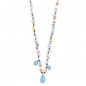Preview: Long Necklace Colorful Pastel Crystals