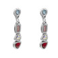 Preview: Quatre boucles d'oreilles en cristal