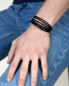 Preview: Bracelet 5 Black Leather Cords