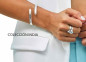 Preview: Pulsera Esclava Ancha Forma Olas