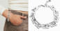 Preview: UNOde50 Chain Link Bracelet Silver