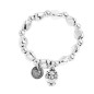 Preview: Bracelet argenté avec pendentif chat