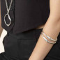 Preview: Brazalete Doble Aro Plata