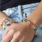 Preview: Buntes Armband Muranoperlen