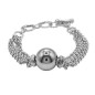 Preview: Pulsera de cadena de perlas y bolas de plata