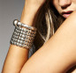 Preview: Brazalete rigido con Bolas Plateadas - Zen