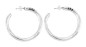 Preview: Hammered Silver Hoop Silver Earrings