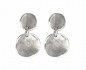 Preview: Pendientes Placas Plata - Escamas