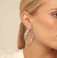 Preview: Big Candle Shaped Silver Earrings