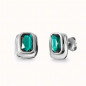 Preview: Square Shaped Green Crystal Earrings