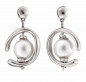 Preview: White pearl earrings from UNO de 50