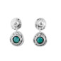 Preview: Boucles d'oreilles Larme Cristal Verte