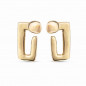 Preview: Rectangle Gold Earrings