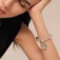 Preview: Silver Pearl Bracelet UNOe50 Padlock