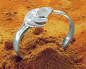 Preview: Silver Bangle White Swarovski Crystal