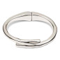 Preview: Bracelet en argent spirale chevauchante