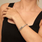 Preview: Bracelet Jonc Ouvert Forme Vagues