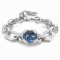 Preview: Chain Bracelet with Blue Crystal