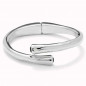 Preview: Overlapping Spiral Silver Bangle