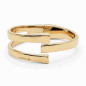 Preview: Sculptural Gold Bangle Bracelet
