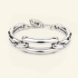 Preview: Doppel Wing Silver Cuff Bracelet