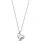 Preview: Heart silver chain necklace