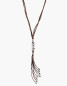 Preview: Snake Charm Leather Necklace