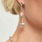 Preview: Pendientes estrella de mar cristales brillantes