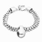 Preview: Triple-strand Pearl Bracelet Silver