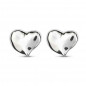 Preview: Heart Ear studs silver earrings from UNO de 50