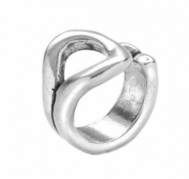 Hoop silver ring