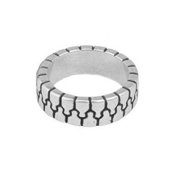 Silver Ring Zipper Design