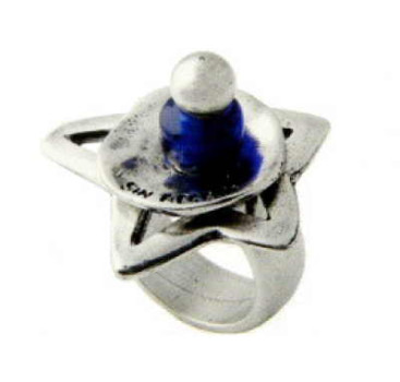 Ring in star shape