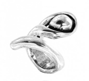 Loop silver Ring