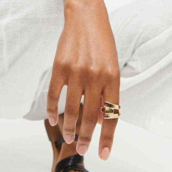 Opulenter Goldring UNOde50