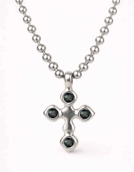 Long Ball Pearl Silver Necklace