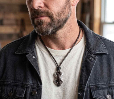 Industrial style pendant necklace