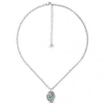 Collier Chaine Pendentif Turquoise