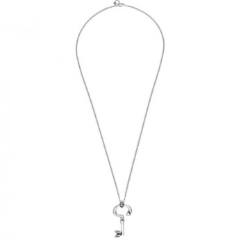 Long Chain Necklace Key Pendant