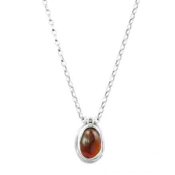 Brownish Crystal Pendant Necklace