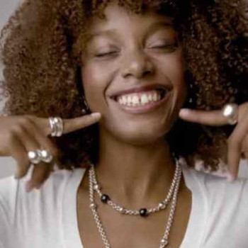 Collar 3 cuentas plata 2 bolas cristal