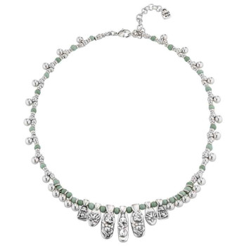 Collier pierres turquoise