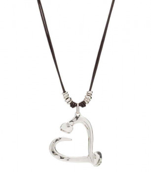 Large Heart Pendant Necklace