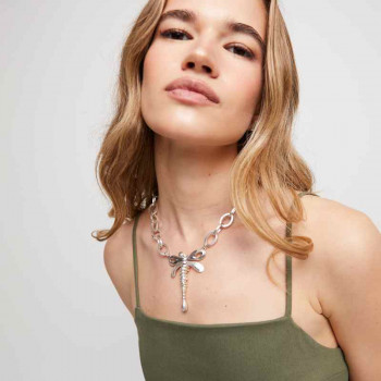 Dragonfly Silver Necklace