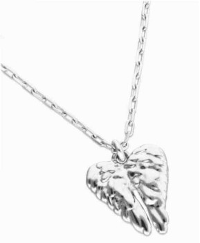 Collar plata alas de ángel