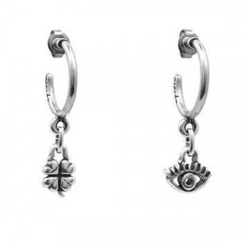 Boucles d'oreilles porte-bonheur