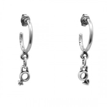 Earrings men women symbols