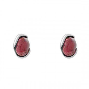 Boucles d'oreilles Cristal Rose