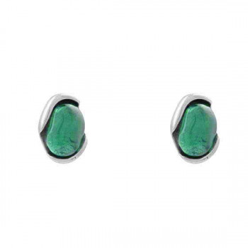 Boucles d'oreilles Cristal Turquoise