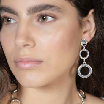 Dangling Creole Hoop Earrings